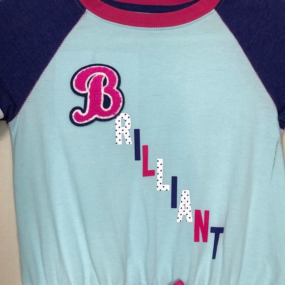 Girls Cat & Jack Graphic Brilliant Dress 
Size 6 / 6X Small 
60% Cotton 40% Po… - Picture 6 of 12